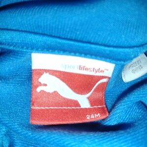 Puma Kids/Toddler Blue Jogger Jacket